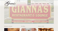 Desktop Screenshot of giannas.biz